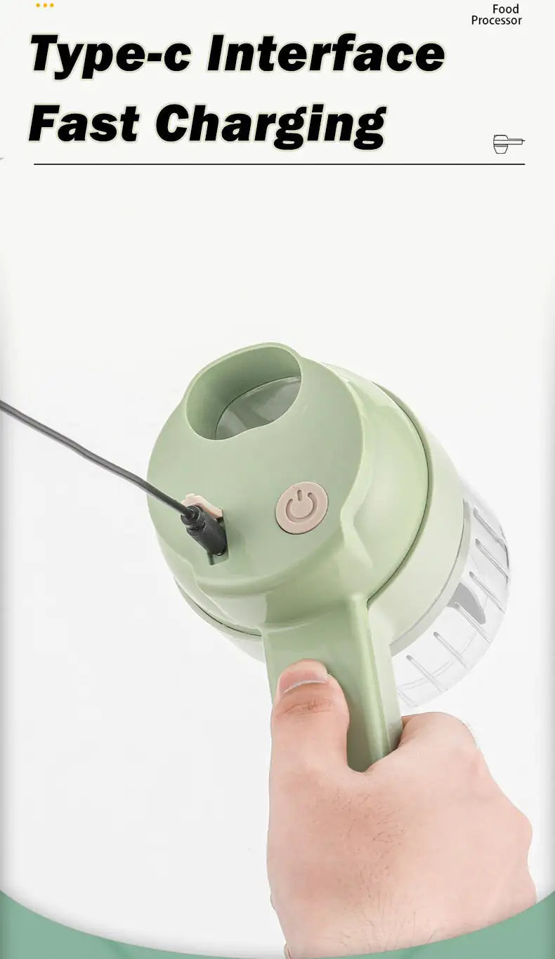 Electric Handheld Vegetable Chopper