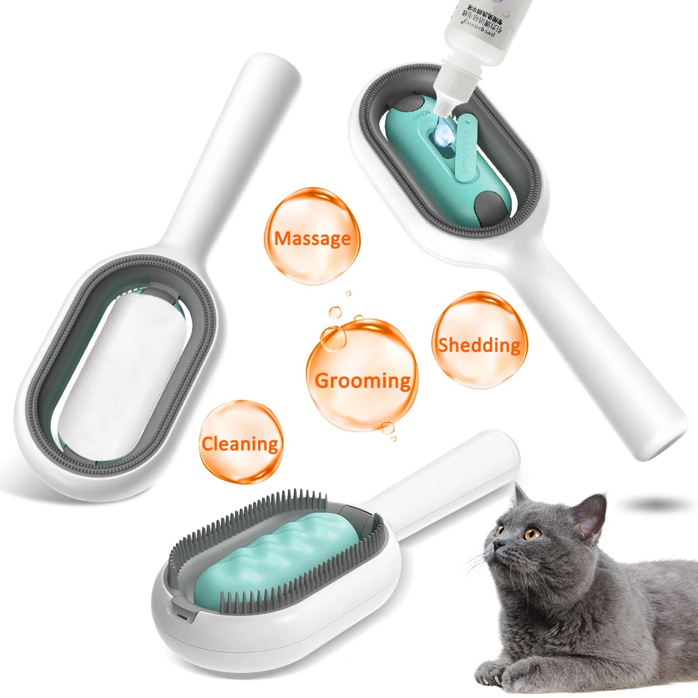 4-in-1 Pet Care Grooming Brush